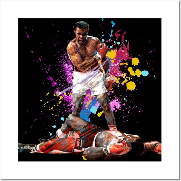 Muhammad Ali Brush Wall Art by BLACKLEAF